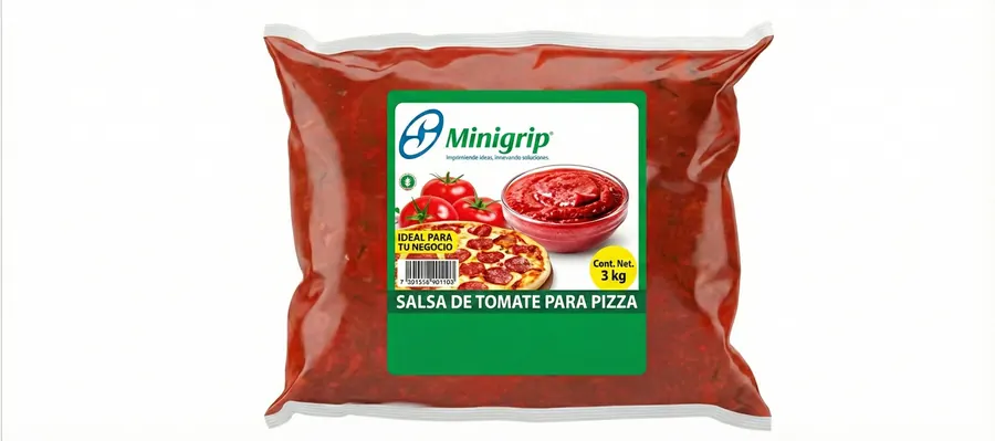 Bolsa de salsa de tomate para pizza de 3 kilogramos
